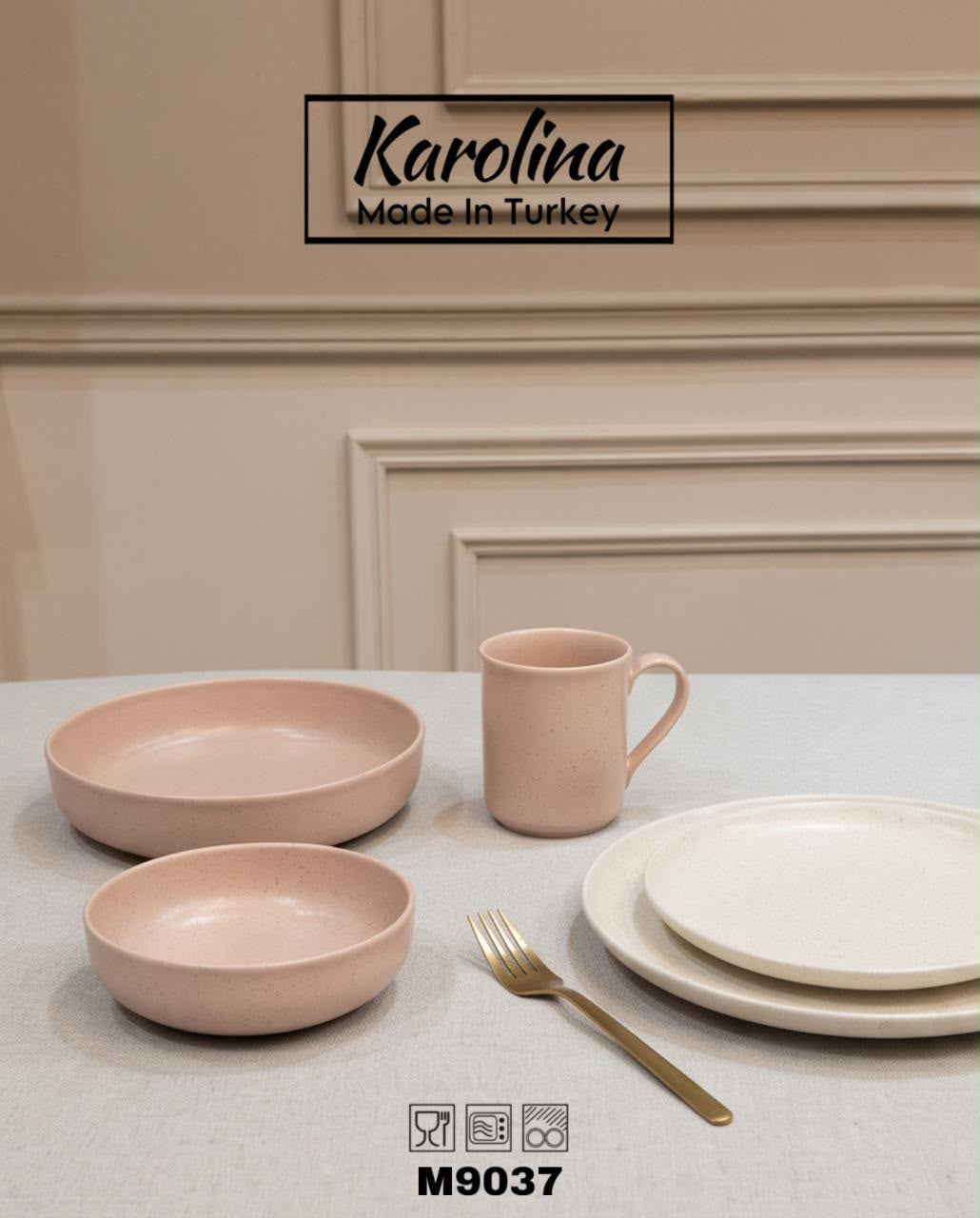 Karolina - 30 PCs Porcelain Dinner Set
