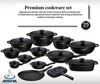 Arshia 25 PCs Premium Cookware Set - CO180-3861