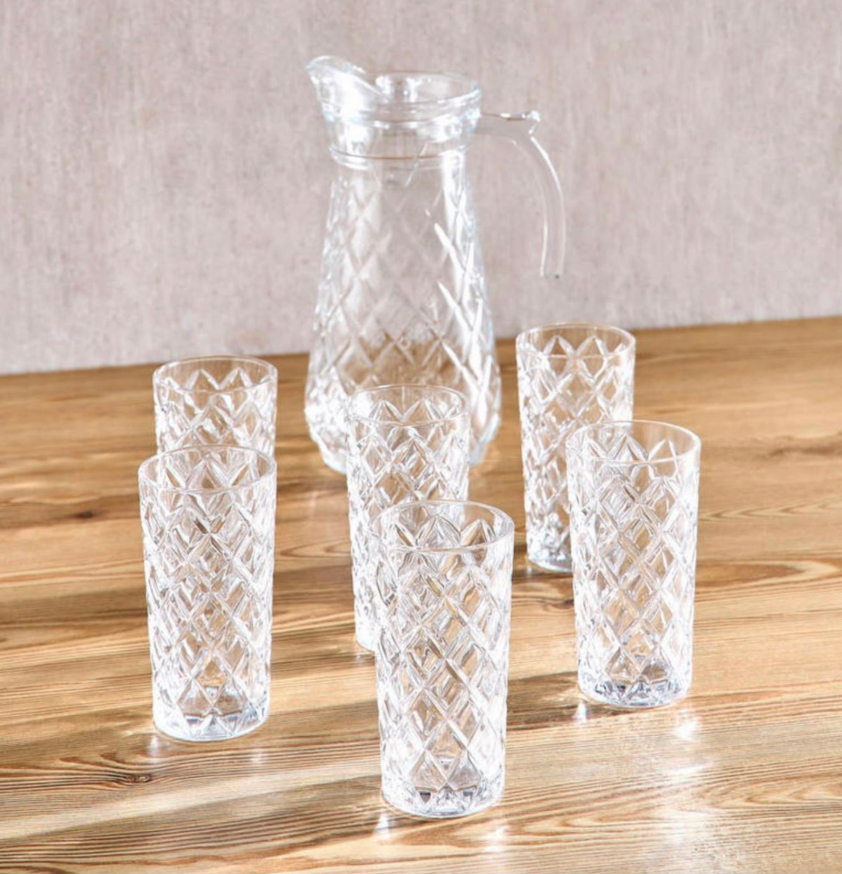 Tara 7 Pieces Glass Set