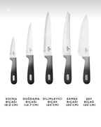Karaca Moonlight Square 6-Piece Knife Set