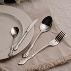 Arshia 86pcs Silver Cutlery Set With Wooden Box -TM112S-3766