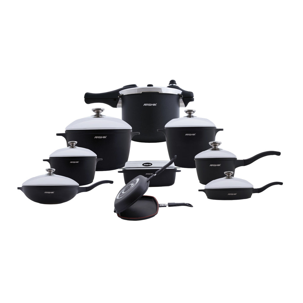 Arshia Die Cast Cookware Set 18pc - CO395-2388