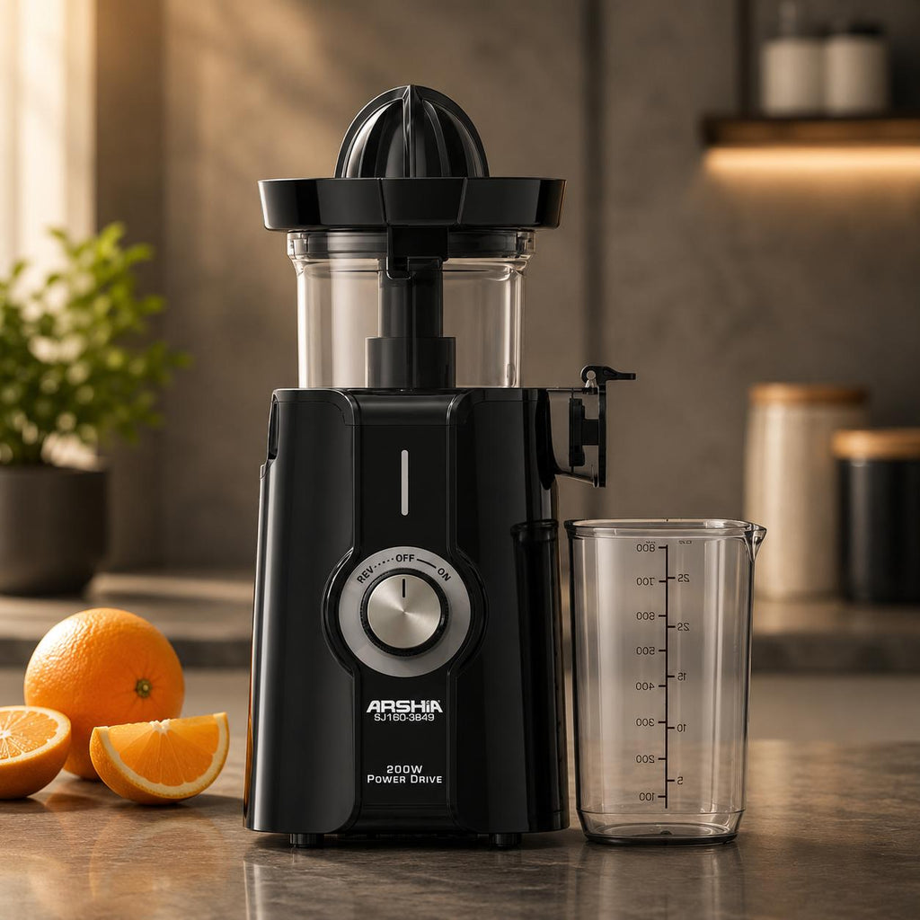 Arshia 2-In-1 Slow Juicer With Citrus Juicer - 3894