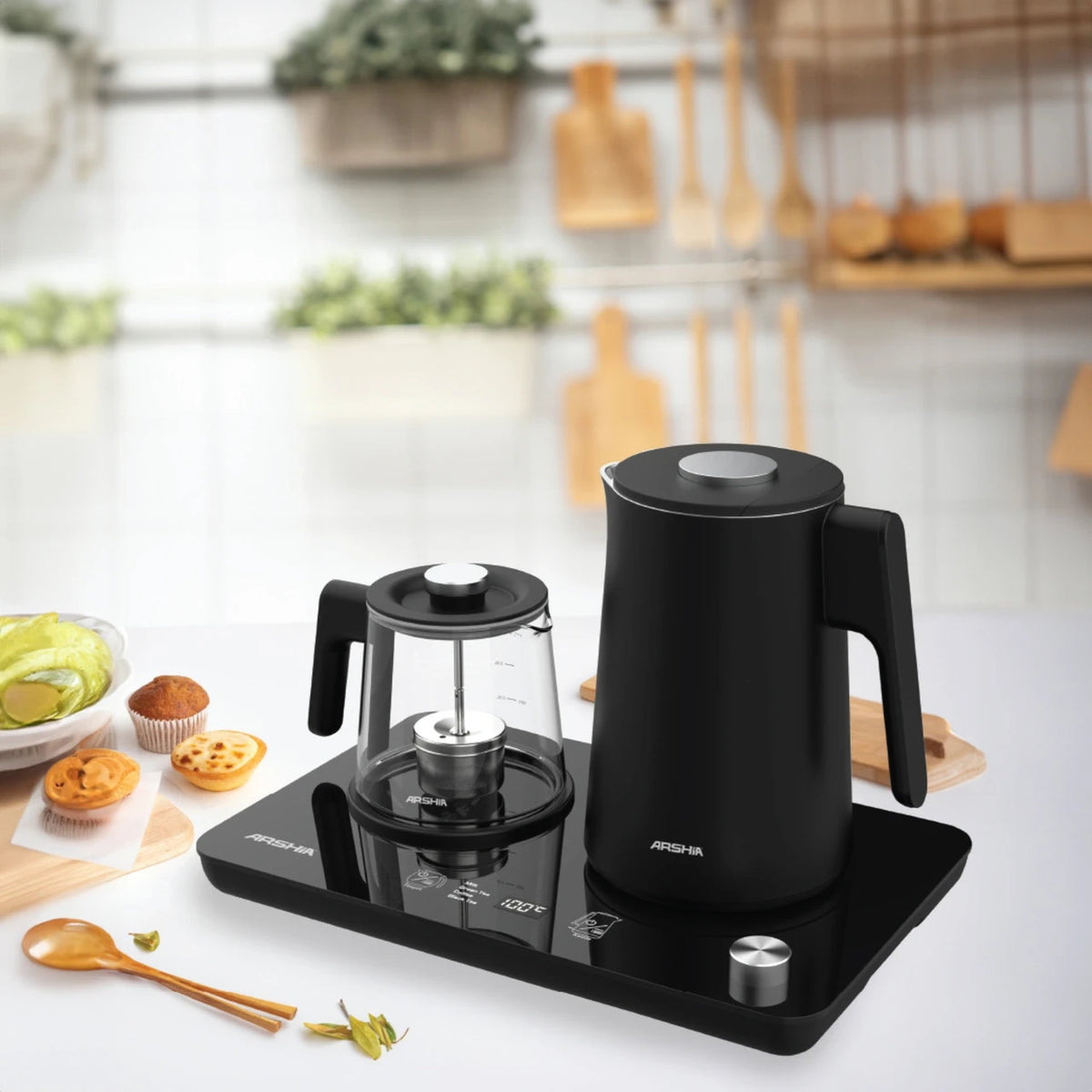 Arshia Tray Kettle (Black) - T050-3192
