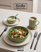 Karolina - 30 PCs Porcelain Dinner Set