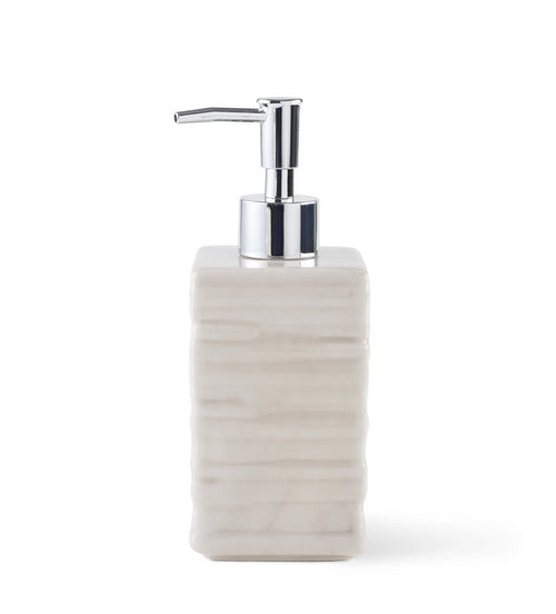 Alabaster 3-Piece Ceramic Bathroom Accessories Set - Beige