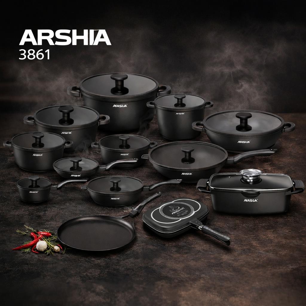 Arshia 25 PCs Premium Cookware Set - CO180-3861