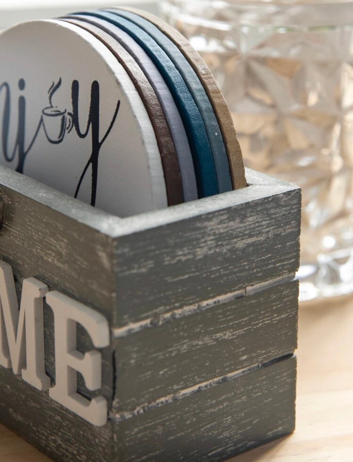 6-Piece Coasters With Holder