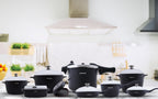 Arshia Die Cast Cookware Set 18pc - CO395-2388