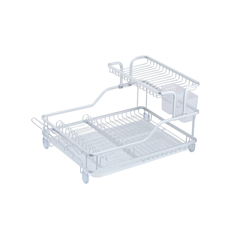 Arshia Aluminum Dish Rack With Drainer - DR151-2320