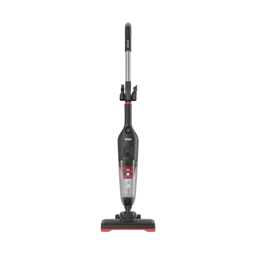 Arshia 6-In-1 Stick Vacuum Cleaner With Mop – Red & Black VC810-3955