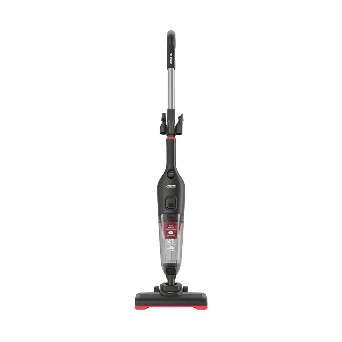 Arshia 6-In-1 Stick Vacuum Cleaner With Mop – Red & Black VC810-3955
