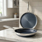 Arshia 12-Piece Hybrid Stainless Steel Non-Stick Cookware Set - SS622-3733