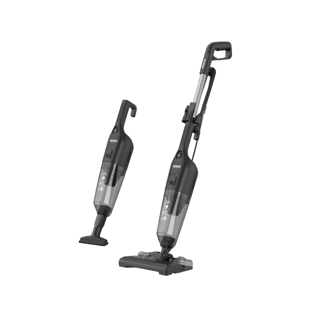 Arshia 6-In-1 Stick Vacuum Cleaner With Mop – Full Black VC810-3957