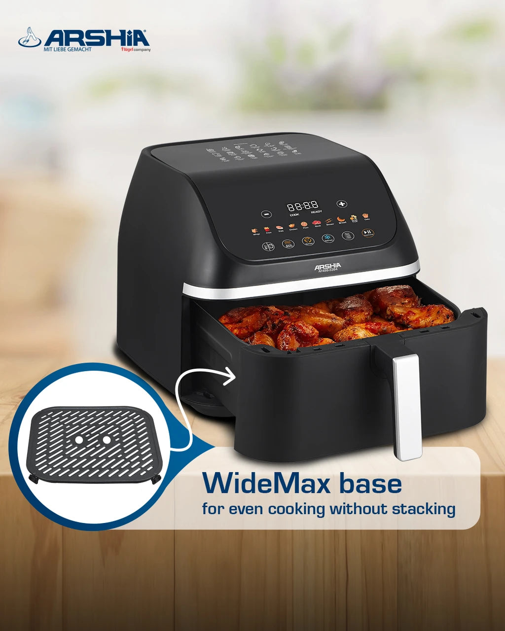 Arshia 9L Digital Air Fryer - AF498-3384