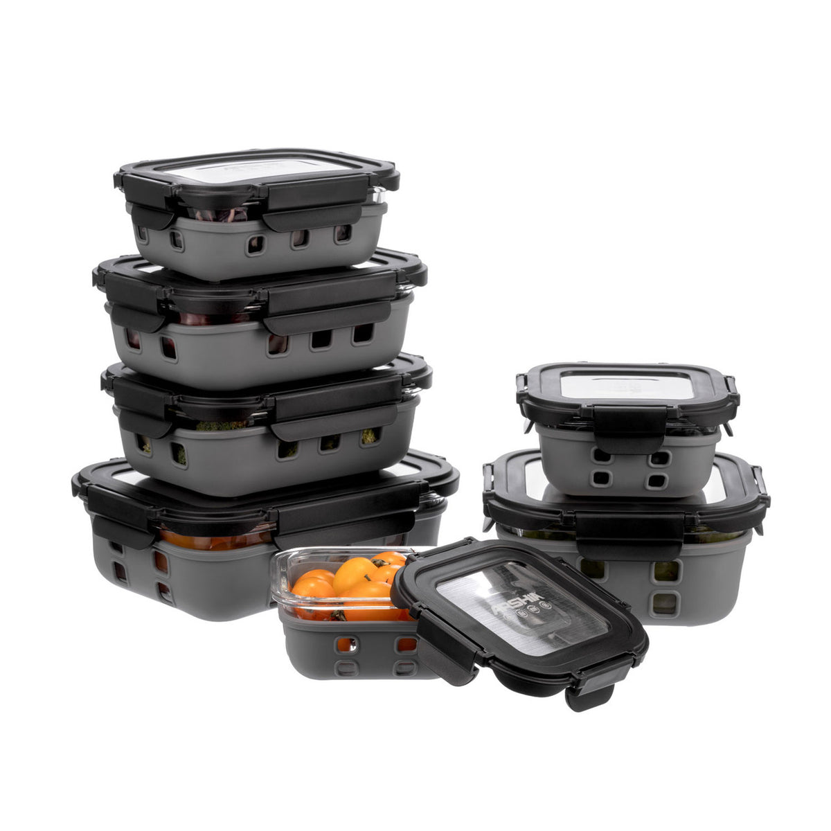 Arshia 7-Piece Glass Container Set - FC112-3677