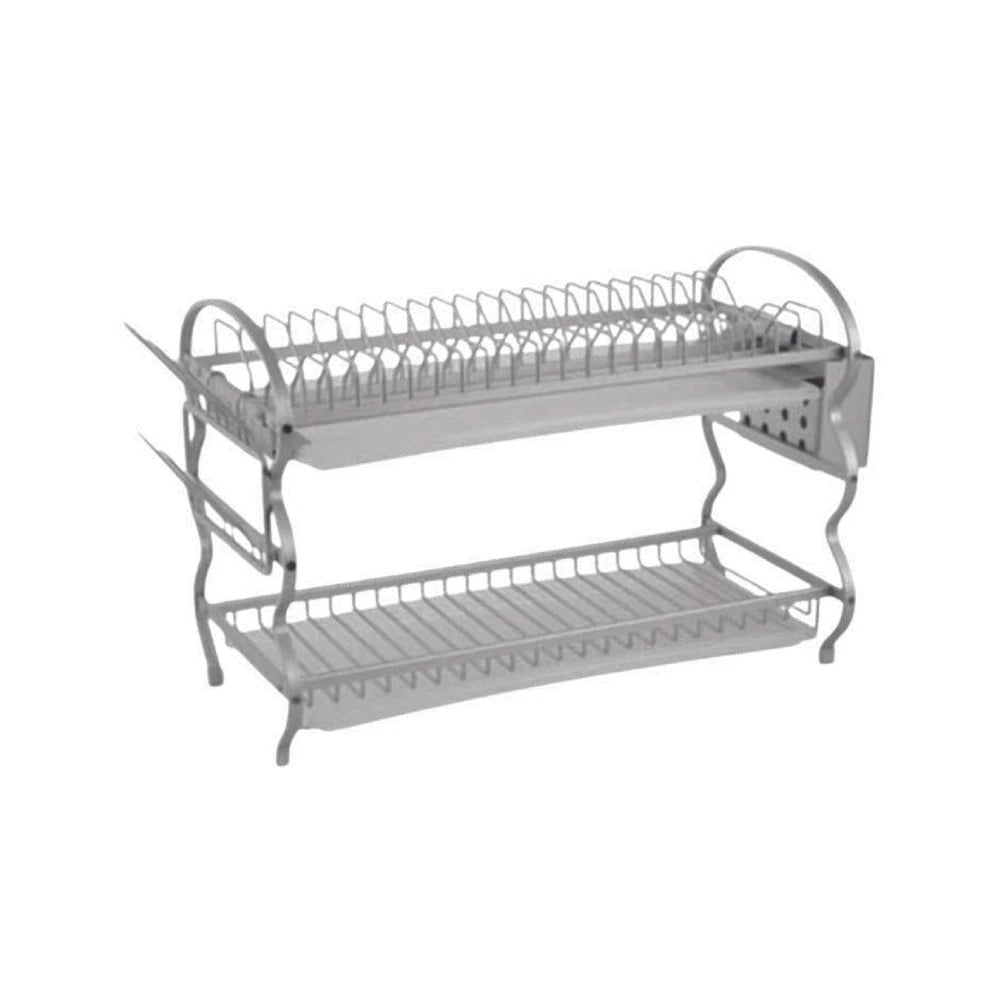 Arshia Large Aluminum Dish Rack With 2 Trays - DR612-2162