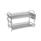 Arshia Large Aluminum Dish Rack With 2 Trays - DR612-2162