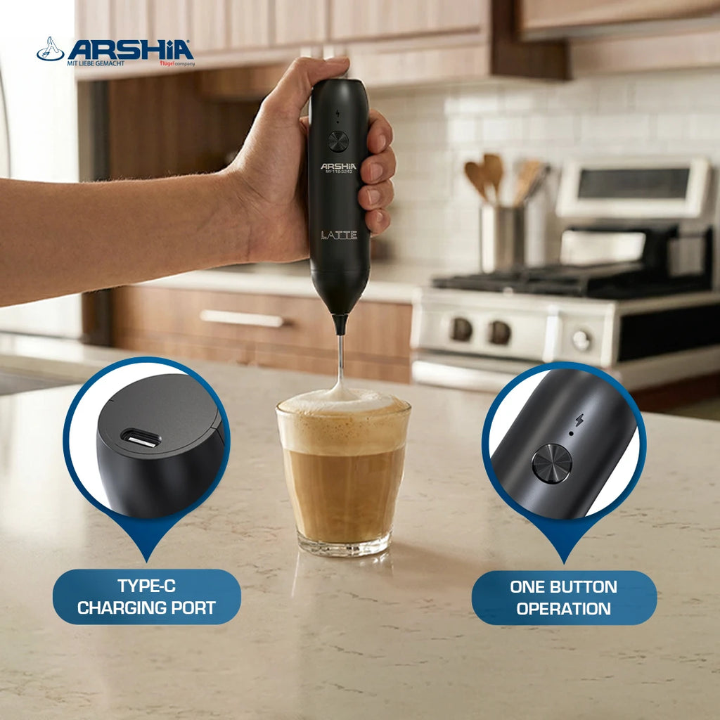 Arshia Rechargeable Milk Frother - MF118-3243
