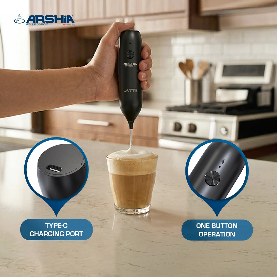 Arshia Rechargeable Milk Frother - MF118-3243