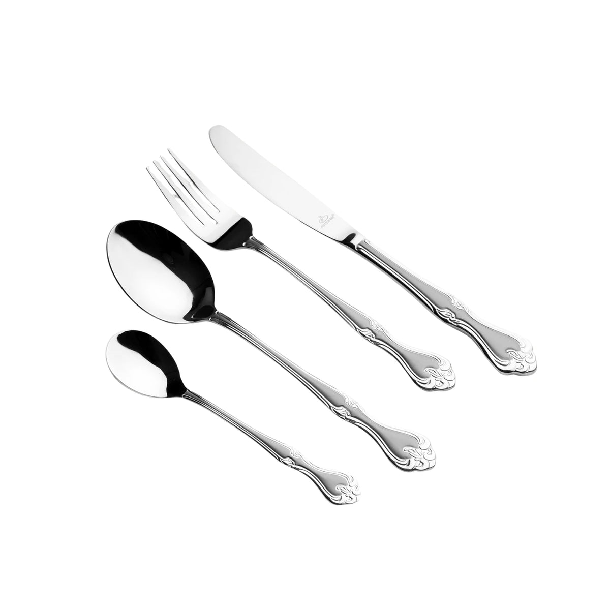 Arshia 86pcs Silver Cutlery Set With Wooden Box -TM112S-3766