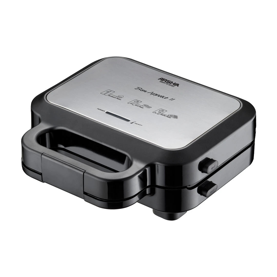 Arshia 3 In 1 Sandwich Maker - SM478-3262