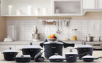 Arshia Die Cast Cookware Set 18pc - CO395-2388