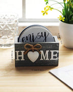 6-Piece Coasters With Holder