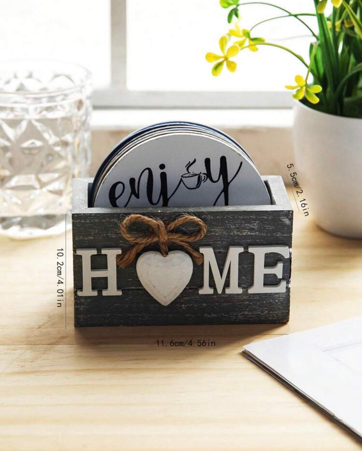 6-Piece Coasters With Holder