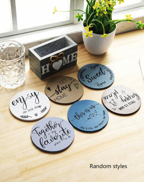 6-Piece Coasters With Holder