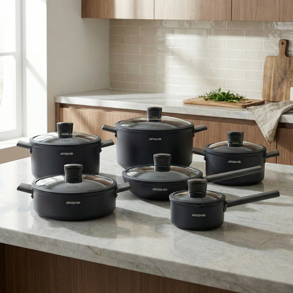 Arshia 12-Piece Forged Cookware Set - CO194-3839