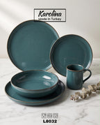 Karolina - 30 PCs Porcelain Dinner Set