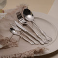 Arshia 86pcs Silver Cutlery Set With Wooden Box -TM112S-3766