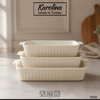 Karolina- 3 Piece Baking Dish Set (5559)