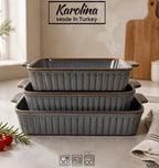 Karolina- 3 Piece Baking Dish Set (5553)