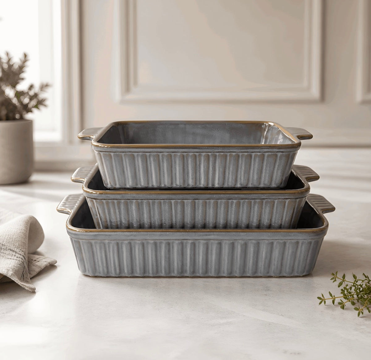 Karolina- 3 Piece Baking Dish Set (5553)